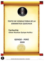 book Texto de consulta de gramática quechua inka cuzqueño