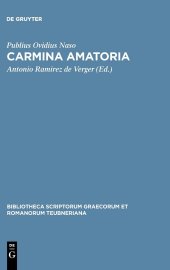 book Carmina amatoria