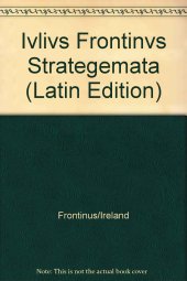 book Ivli Frontini Strategemata