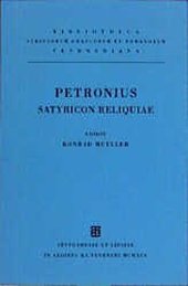 book Petronii Satyricon Reliquiae