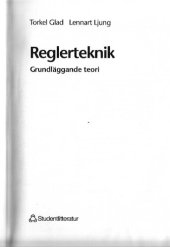 book Reglerteknik: Grundläggande teori