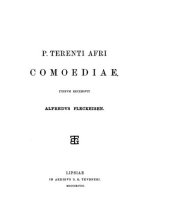 book P. Terenti Afri comoediae