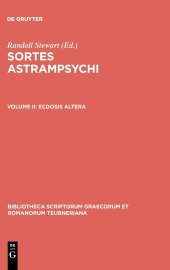 book Sortes Astrampsychi, vol. II: Ecdosis altera