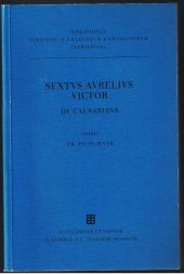 book Aurelii Victoris de Caesaribus liber