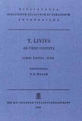 book Titi Livi: Ab Urbe Condita, Libri XXVIII-XXX