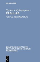 book Hyginus: Fabulae