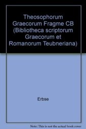 book Theosophorum Graecorum fragmenta