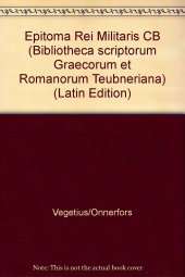 book Vegetii, P. Flavii epitoma rei militaris