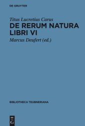 book Titus Lucretius Carus De rerum natura