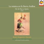 book La música de la sierra andina. De La Paz a Quito (1920)