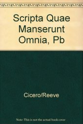 book Ciceronis, M. Tulli, scripta quae manserunt omnia: Fasc. 7. Oratio Pro P. Quinctio.