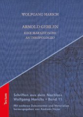 book Arnold Gehlen: eine marxistische Anthropologie?