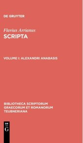 book Arrianus: Vol. 1: Alexandri Anabasis