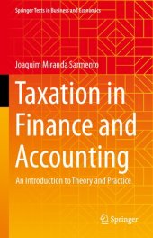 book Taxation in Finance and Accounting: An Introduction to Theory and Practice