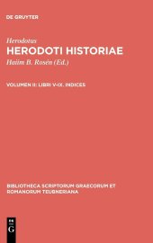 book Herodotus: Historiae, Vol. II: Libri V-IX. Indices.