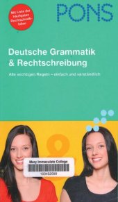 book PONS Deutsche Grammatik & Rechtschreibung: Alle wichtigen Regeln - einfach und verständlich