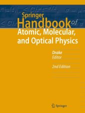 book Springer Handbook of Atomic, Molecular, and Optical Physics