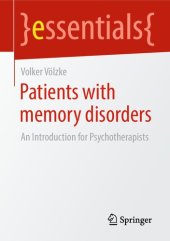 book Patients with Memory Disorders: An Introduction for Psychotherapists