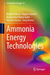 book Ammonia Energy Technologies