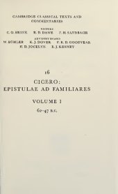 book Cicero: Epistulae ad Familiares: Volume 1, 62–47 B.C.