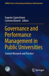 book Governance and Performance Management in Public Universities: Current Research and Practice