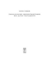 book Theologische Grundstrukturen des Alten Testaments