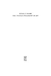 book Paul Tillich's Philosophy of Art