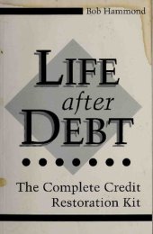 book Life After Debt: The Complete Credit Restoration Kit