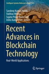 book Recent Advances in Blockchain Technology: Real-World Applications