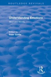 book Understanding Emotions: Mind and Morals