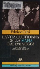 book La vita quotidiana della mafia dal 1950 a oggi