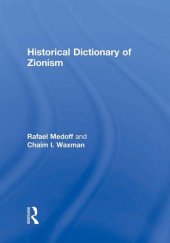 book Historical Dictionary of Zionism