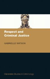 book Respect and Criminal Justice