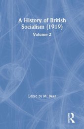 book A History of British Socialism (1919)