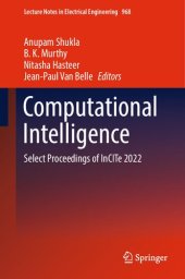 book Computational Intelligence: Select Proceedings of InCITe 2022