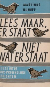 book Lees maar, er staat niet wat er staat