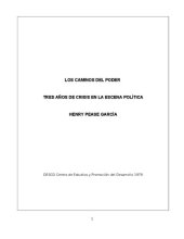 book Los caminos del poder. Tres años de crisis en la escena política (Perú, 1975-1978)