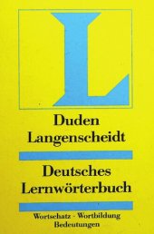 book Duden-Langenscheidt Deutsches Lernwörterbuch