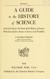 book Guide to History of Science