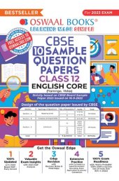 book Oswaal CBSE Sample Question Papers Class 12 English Core (For 2023 Exam)