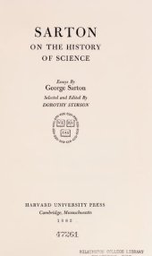 book Sarton on History of Science