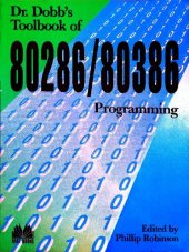 book Dr. Dobb's Toolbook of 80286/80386 Programming