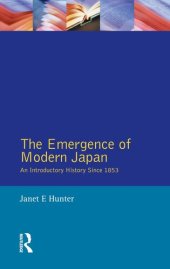 book The Emergence of Modern Japan: An Introductory History Since 1853