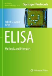 book ELISA: Methods and Protocols