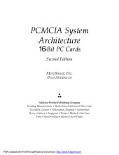 book PCMCIA System Architecture; 16-Bit PC Cards