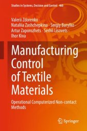 book Manufacturing Control of Textile Materials: Operational Computerized Non-contact Methods