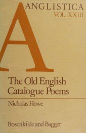 book The Old English Catalogue Poems