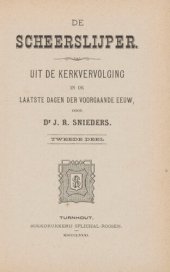 book De scheerslijper. Uit de kerkvervolging in de laatste dagen der voorgaande eeuw. Deel 2