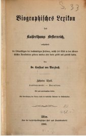 book Biographisches Lexikon des Kaiserthums Oesterreich : enthaltend die Lebensskizzen der denkwürdigen Personen, welche 1750 bis 1850 im Kaiserstaate und in seinen Kronländern gelebt haben / Jablonowski -Karolina