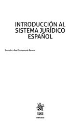 book Introducción al sistema jurídico español